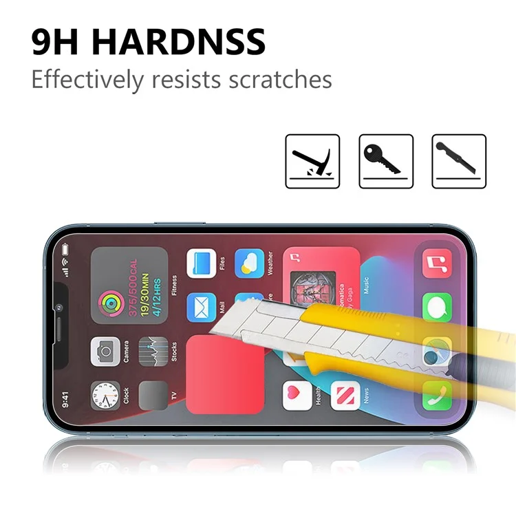 For iPhone 13 mini 5.4 inch 2.5D Curved Protective Film Scratch-Resistant Touch Tempered Glass Screen Protector-Cellmalls