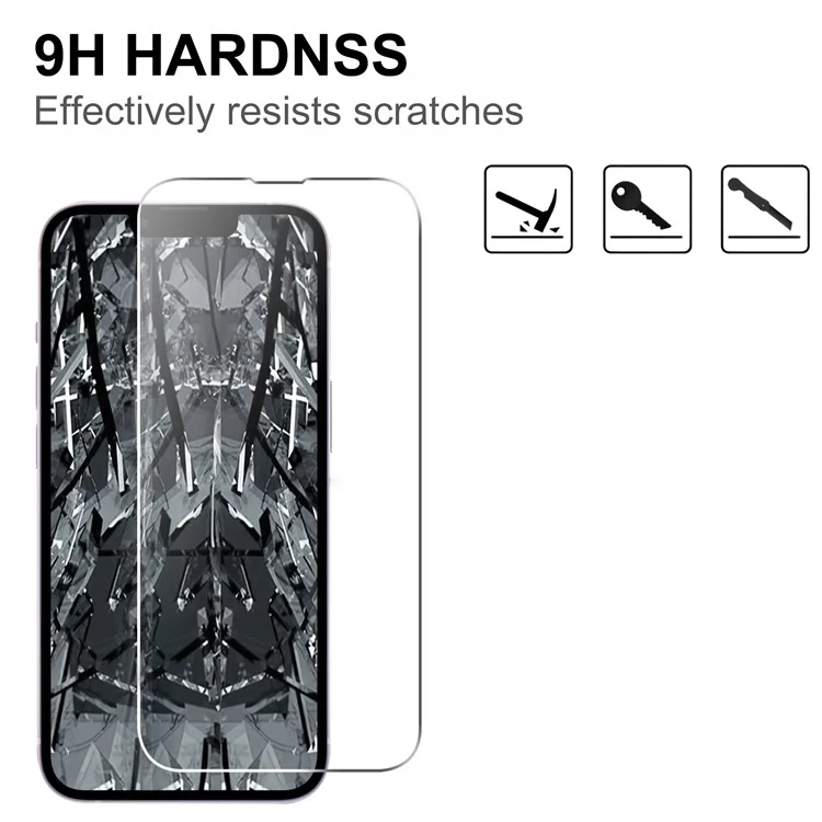 For iPhone 16e Screen Protector HD Tempered Glass Film 2.5D-Cellmalls