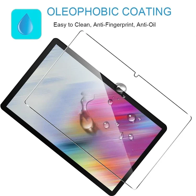 For Samsung Galaxy Tab A9+ Screen Protector Full Coverage 2.5D Straight Edge Tempered Glass Film-Cellmalls