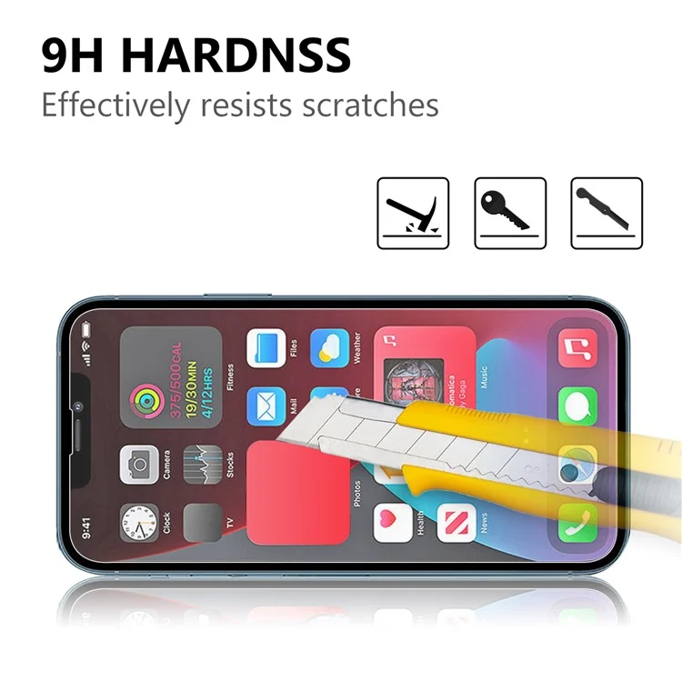 For iPhone 13 / 13 Pro / 14  Screen Protector 2.5D HD Clear Anti-Scratch Sensitive Response Tempered Glass Film-Cellmalls