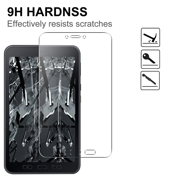 For Samsung Galaxy Tab Active5 Screen Protector Full Coverage 2.5D Straight Edge Film-Cellmalls