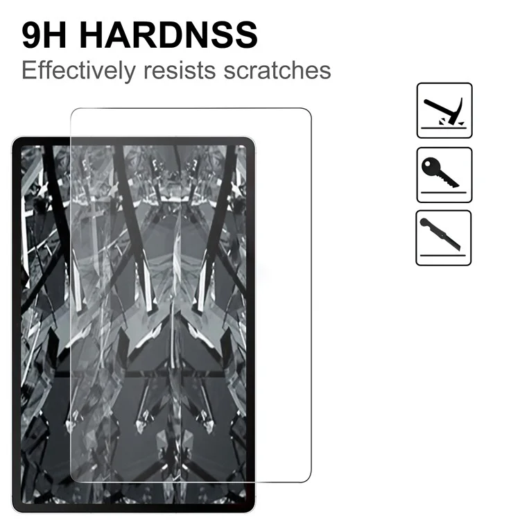 For Samsung Galaxy Tab S10 FE+ Tempered Glass Screen Protector 2.5D Straight Edge Screen Film-Cellmalls