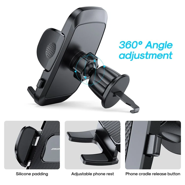 JOYROOM JR-ZS259 Air Vent Hook Car Mount 360 Degree Bracket Holder for 4.7-6.9inch Mobile Phone-Cellmalls