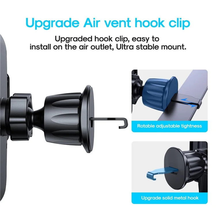 JOYROOM JR-ZS259 Air Vent Hook Car Mount 360 Degree Bracket Holder for 4.7-6.9inch Mobile Phone-Cellmalls