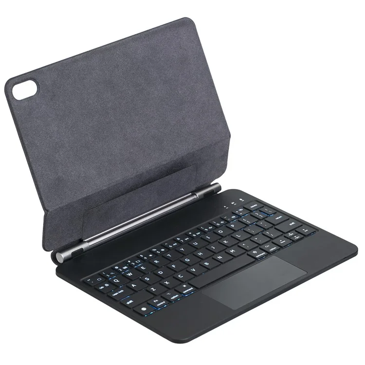 P10 For iPad (2025) / 10.9 (2022) Touchpad Wireless Bluetooth-Compatible Keyboard Support Stand Case - Black-Cellmalls
