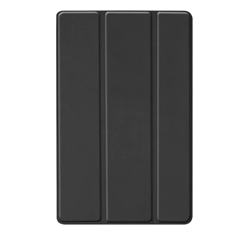 Ultra Lightweight Tri-Fold Stand PU Leather Hard PC Protective Cover for Samsung Galaxy TAB A 10.1 2019 SM-T510 / SM-T515 - Black-Cellmalls