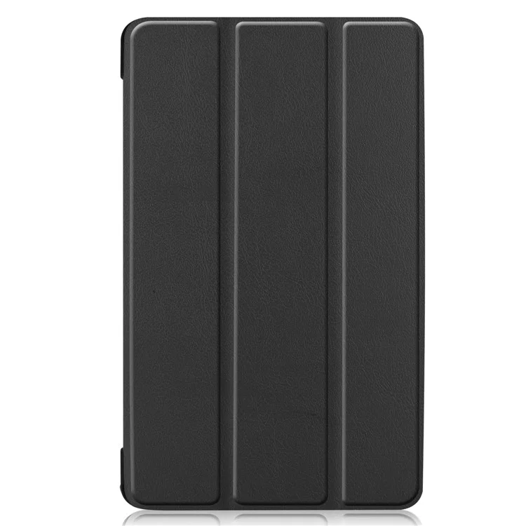 PU Leather Stable Supporting Stand Hard PC Back Shell Coverg for Samsung Galaxy Tab A 8.0 Wi-Fi (2019) T290 / LTE T295 - Black-Cellmalls
