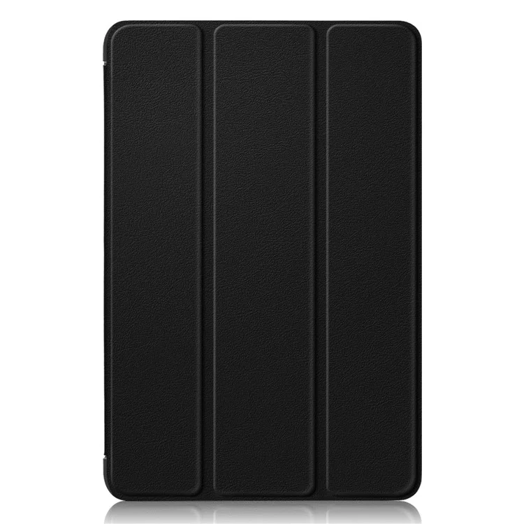 For Samsung Galaxy Tab  A9+ X210 / X216 / X218 PU Leather Smart Cover Tri-Fold Stand Tablet Case - Black-Cellmalls
