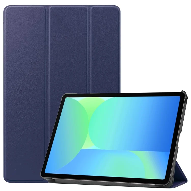 For Samsung Galaxy Tab S10 FE / S9 FE Case Anti-Drop Leather Stand Tablet Cover - Black-Cellmalls
