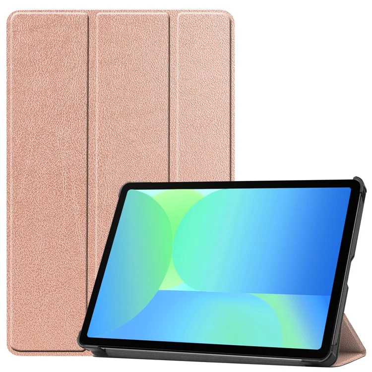 For Samsung Galaxy Tab S10 FE / S9 FE Case Anti-Drop Leather Stand Tablet Cover - Black-Cellmalls