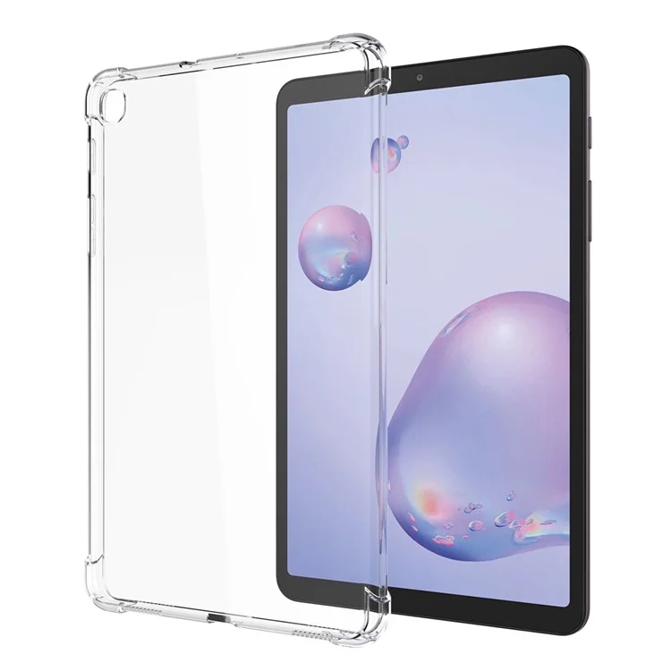 For Samsung Galaxy Tab A7 Lite 8.7-inch TPU Tablet Case Reinforced Corners Anti-drop Transparent Cover-Cellmalls