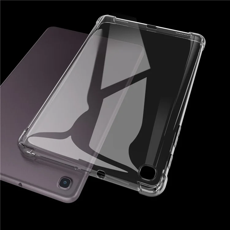For Samsung Galaxy Tab A7 Lite 8.7-inch TPU Tablet Case Reinforced Corners Anti-drop Transparent Cover-Cellmalls
