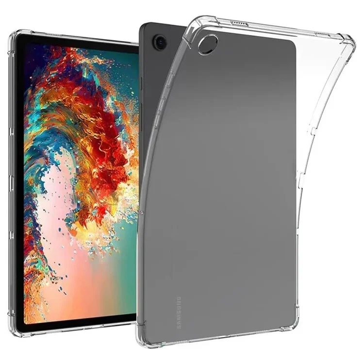 For Samsung Galaxy Tab A9+ Case TPU Tablet Cover Transparent Drop Protection Shell-Cellmalls