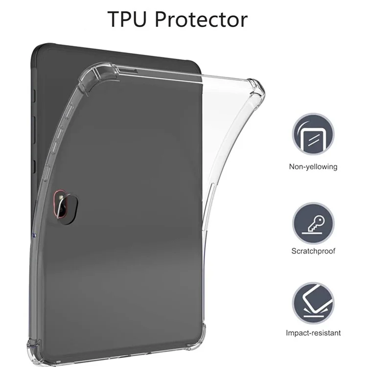For Samsung Galaxy Tab Active5 Pro / Active4 Pro / Active Pro Clear Tablet Case Reinforced Corners TPU Cover-Cellmalls
