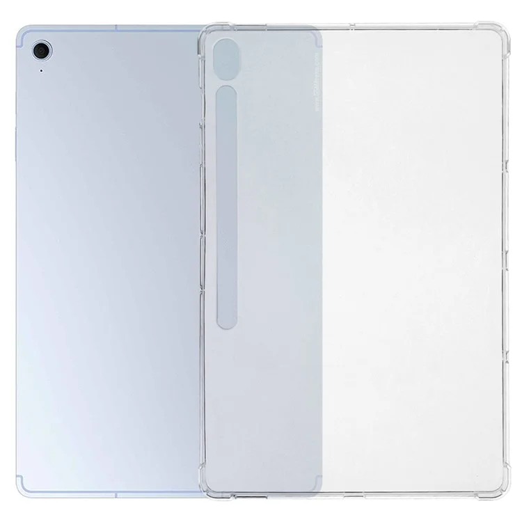 For Samsung Galaxy Tab S10 FE+ Case Four Corner Shockproof Clear Tablet TPU Cover-Cellmalls