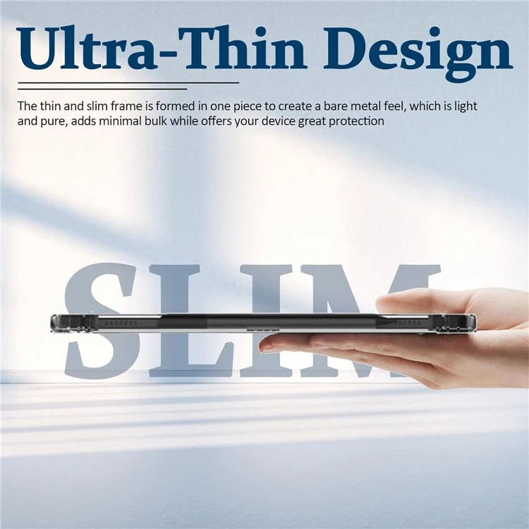 For Samsung Galaxy Tab S10 FE / S9 FE Case TPU Cover HD Transparent Drop Protection Tablet Shell-Cellmalls