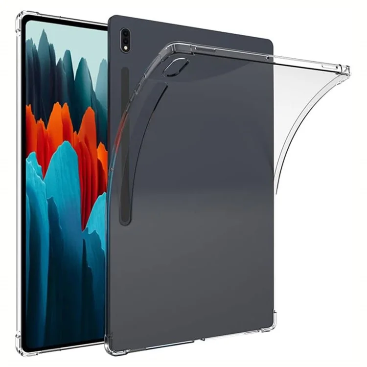 ForSamsung Galaxy Tab S7+ / S7 FE / S8+ TPU Tablet Case Reinforced Corners Clear Tablet Cover-Cellmalls