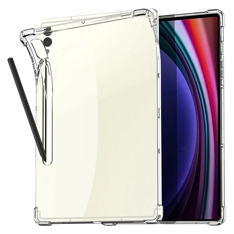 For Samsung Galaxy Tab S9 FE+ Case HD Clear Shell Drop-proof Protective Tablet TPU Cover-Cellmalls
