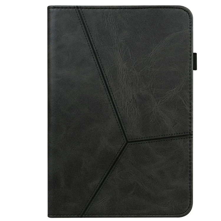 Shock-Absorbed Leather Tablet Stand Cover with Card Holder and Pen Strap for Samsung Galaxy Tab A 10.1 (2019) SM-T510 (Wi-Fi) - Black-Cellmalls