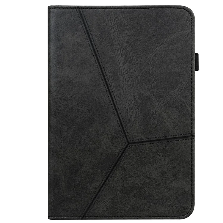 Full Coverage Leather Tablet Stand Cover with Card Holder and Pen Strap for Samsung Galaxy Tab A7 Lite 8.7-inch SM-T220 (Wi-Fi)/SM-T225 - Black-Cellmalls