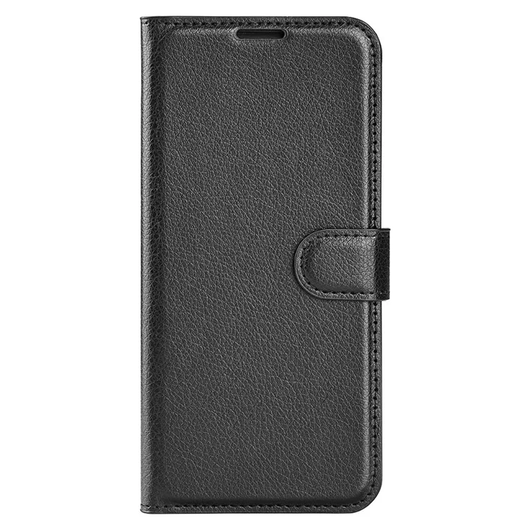 For Samsung Galaxy A03 (164.2 x 75.9 x 9.1mm) Litchi Texture Soft Inner TPU Case + PU Leather Cover with Wallet Stand - Black-Cellmalls