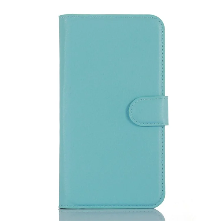 Litchi Skin Leather Wallet Case Cover for Samsung Galaxy J3 / J3 (2016) with Foldable Stand Design - Black-Cellmalls