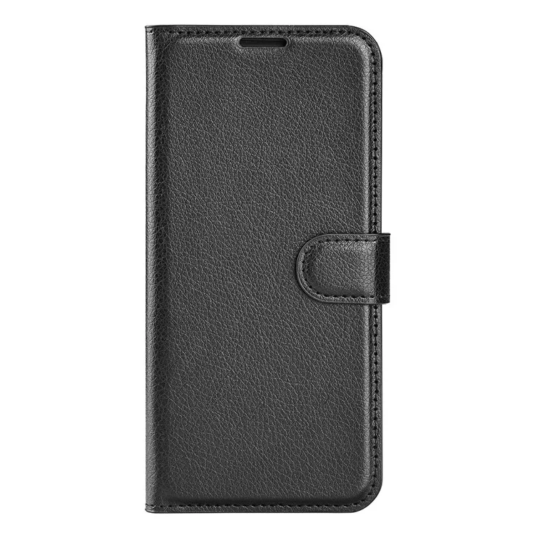 For Samsung Galaxy XCover7 Pro Case Litchi Texture Shockproof Leather Wallet Phone Cover - Black-Cellmalls