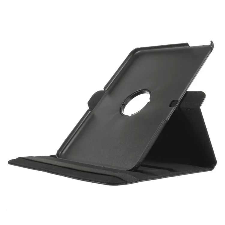 Black Litchi Leather 360 Degree Rotary Stand Case for Samsung Galaxy Tab 4 10.1 T531 T530 T535-Cellmalls