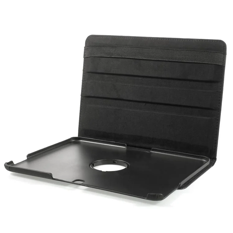 Black Litchi Leather 360 Degree Rotary Stand Case for Samsung Galaxy Tab 4 10.1 T531 T530 T535-Cellmalls
