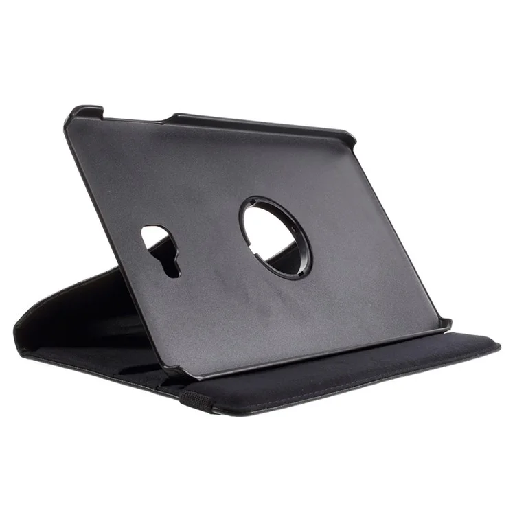 Litchi Texture Rotary Stand Leather Tablet Case for Samsung Galaxy Tab A 10.1 (2016) T580 T585 - Black-Cellmalls
