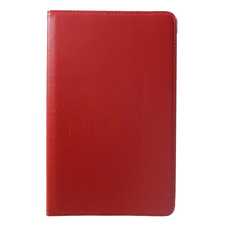Litchi Texture PU Leather Case [With 360 Degree Rotary Stand] for Samsung Galaxy Tab A 10.5 (2018) T590 T595 - Red-Cellmalls