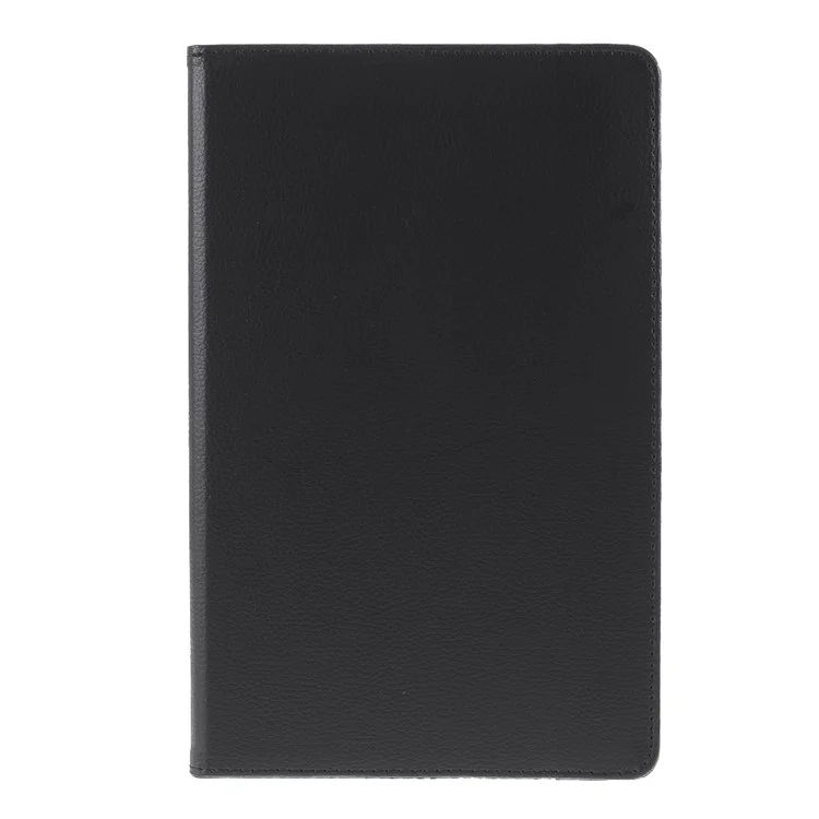 Middle Hollow on the back Leather Case with 360-Degree Rotating Stand + Elastic Fasten Band for Samsung Galaxy Tab A7 10.4 (2020) / (2022) - Black-Cellmalls