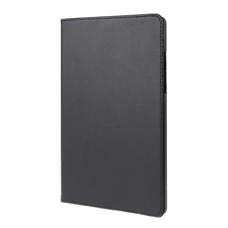 Middle Hollow on the back Leather Case with 360-Degree Rotating Stand + Elastic Fasten Band for Samsung Galaxy Tab A7 10.4 (2020) / (2022) - Black-Cellmalls