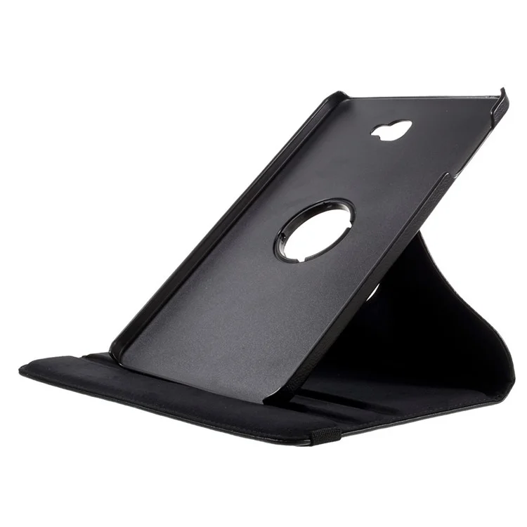 Litchi Texture Rotary Stand Leather Tablet Case for Samsung Galaxy Tab A 10.1 (2016) T580 T585 - Black-Cellmalls