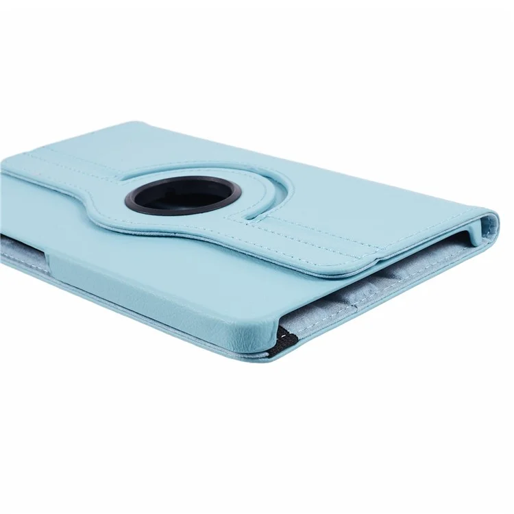 For Samsung Galaxy Tab A9 Case PU Leather Rotating Stand Tablet Cover - Baby Blue-Cellmalls