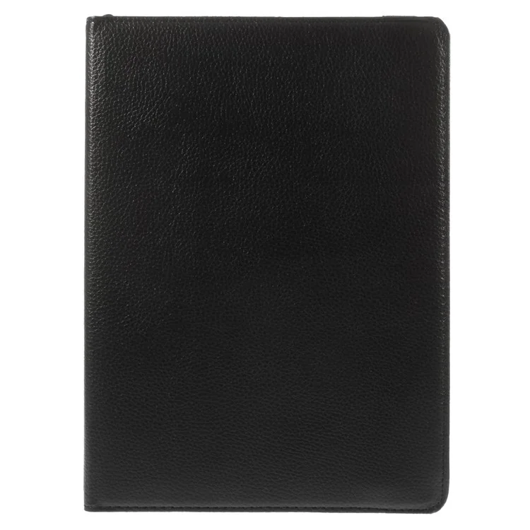 Rotary Stand Litchi Grain Smart Leather Cover for Samsung Galaxy Tab S 10.5 T800 T805 - Black-Cellmalls