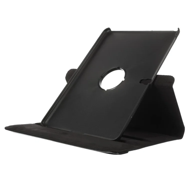 Rotary Stand Litchi Grain Smart Leather Cover for Samsung Galaxy Tab S 10.5 T800 T805 - Black-Cellmalls