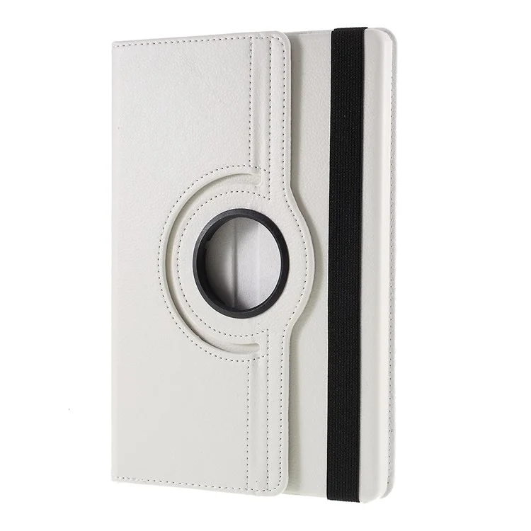 For Samsung Galaxy Tab S6 SM-T860 (Wi-Fi) Leather Tablet Protective Case with Rotary Stand - White-Cellmalls
