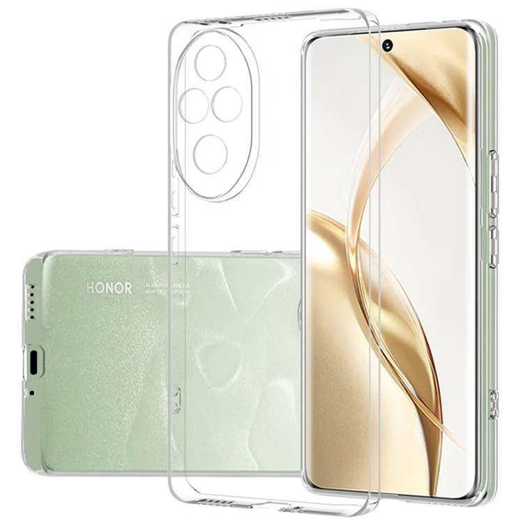For Honor 200 5G Case Ultra Thin Transparent Soft TPU Phone Cover-Cellmalls