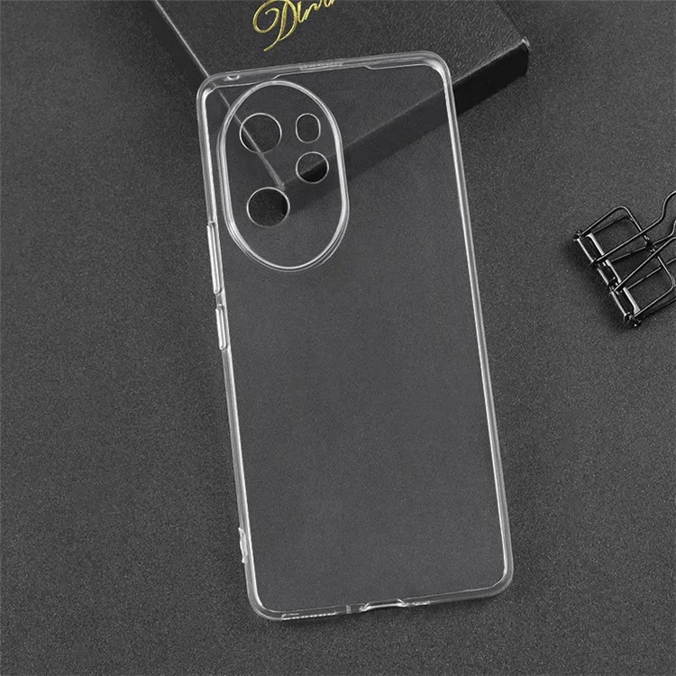 For Honor 100 Pro 5G TPU Case Transparent Anti-scratch Cell Phone Cover-Cellmalls