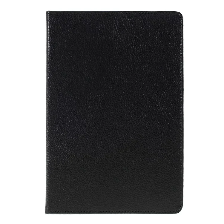 Litchi Texture 360° Swivel Stand Leather Case for Samsung Galaxy Tab S6 Lite (2020) P610 P615 / (2022) / (2024) - Black-Cellmalls