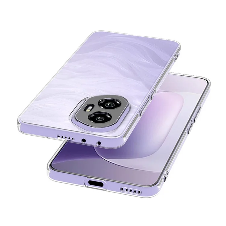 For Honor 300 Clear Phone Case Ultra-Thin Flexible TPU Back Cover-Cellmalls