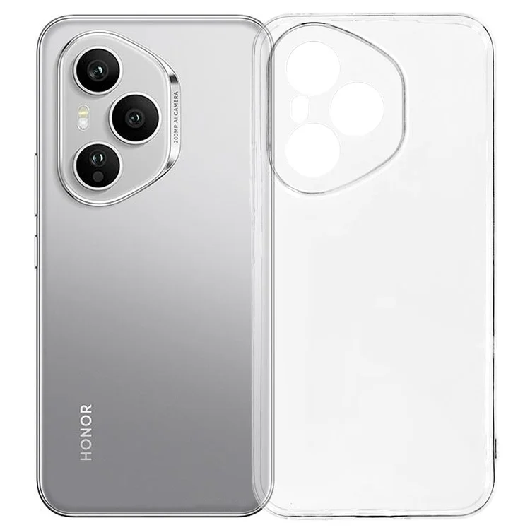 For Honor 400 Pro 5G (Global) Back Cover Ultra Thin Flexible TPU Clear Phone Case-Cellmalls