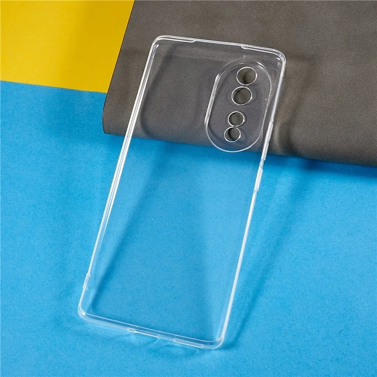For Honor 80 5G Shockproof Transparent Soft TPU Smartphone Case Ultra Thin Mobile Phone Back Cover-Cellmalls