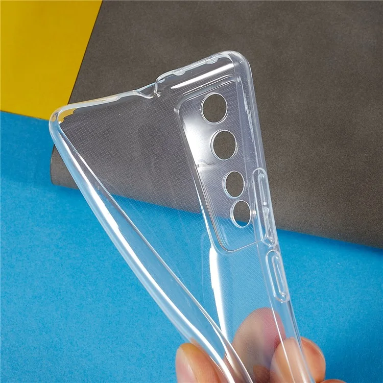 For Honor 80 GT High Transparency Phone Back Protector Ultra Thin Clear Flexible TPU Cover Phone Case-Cellmalls