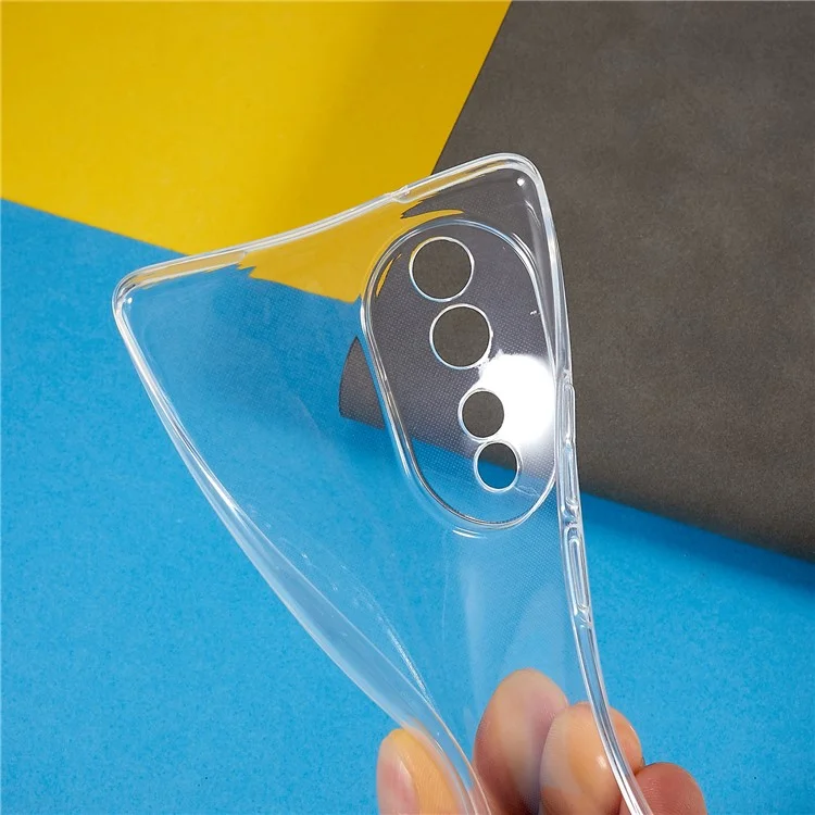 For Honor 80 5G Shockproof Transparent Soft TPU Smartphone Case Ultra Thin Mobile Phone Back Cover-Cellmalls