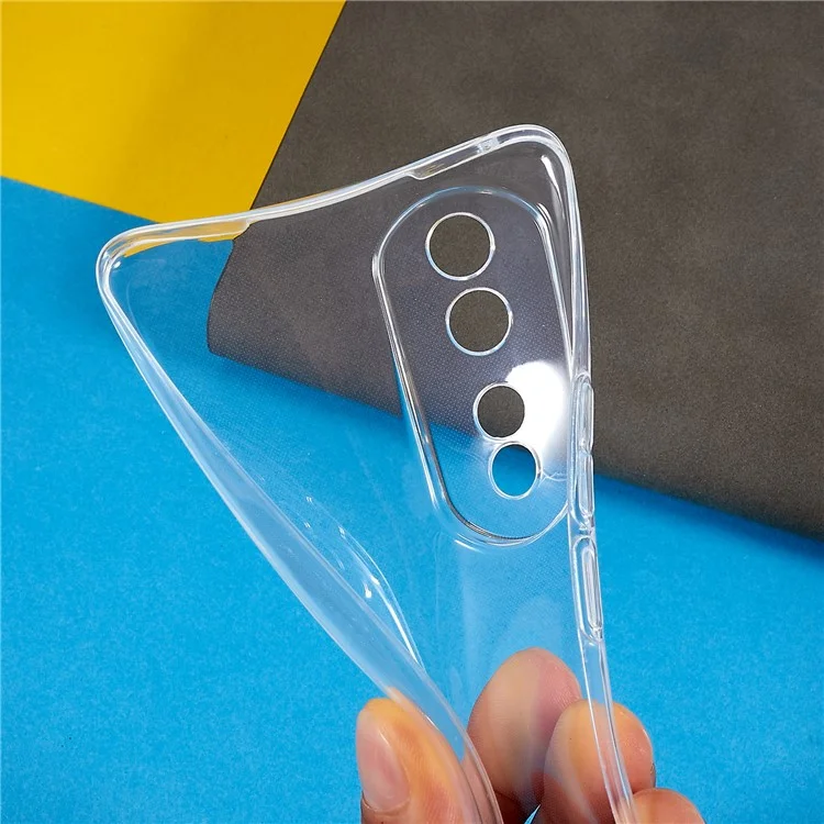 For Honor 80 Pro 5G Anti-Yellowing Crystal Clear Protective Smartphone Case Scratch-Resistant TPU Phone Cover-Cellmalls