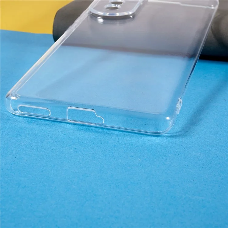 For Honor 80 Pro 5G Anti-Yellowing Crystal Clear Protective Smartphone Case Scratch-Resistant TPU Phone Cover-Cellmalls