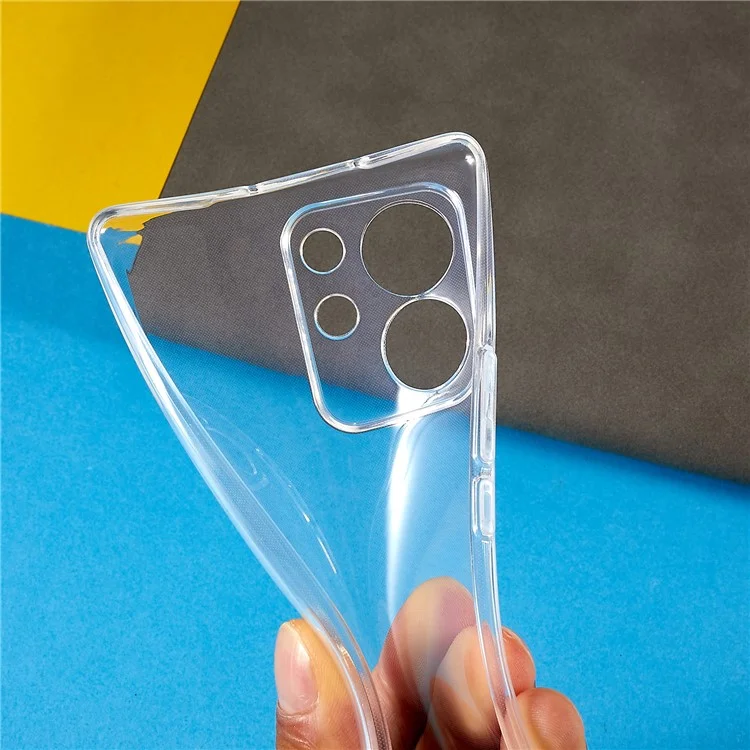 For Honor 80 SE 5G Soft TPU Phone Case Drop Protection Transparent Clear Slim Phone Back Cover-Cellmalls