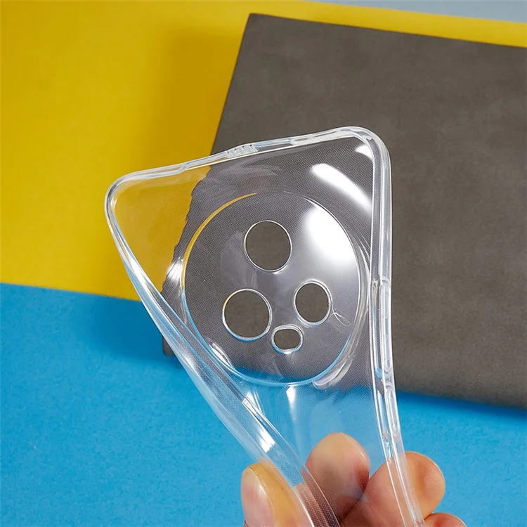 For Honor Magic5 Transparent Ultra-Thin Phone Case Anti-Scratch TPU Protective Phone Cover-Cellmalls